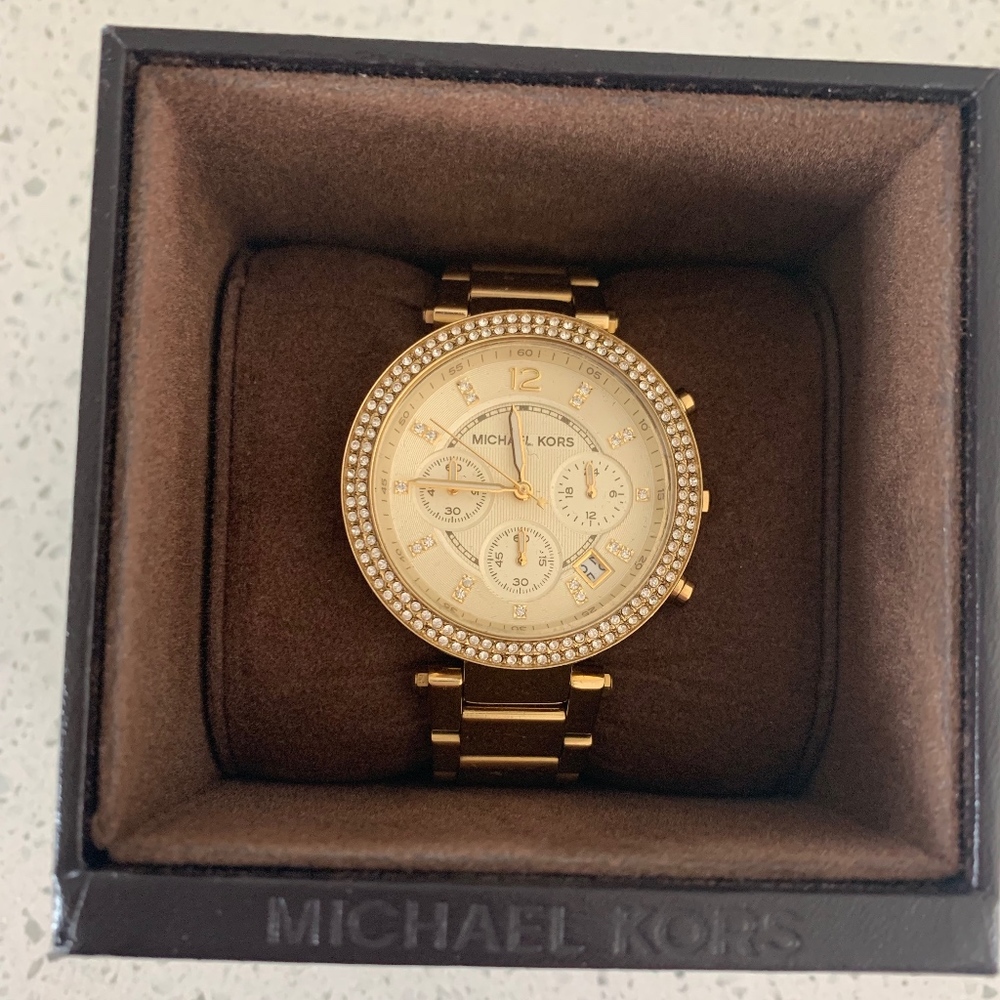 Michael Kors gold watch